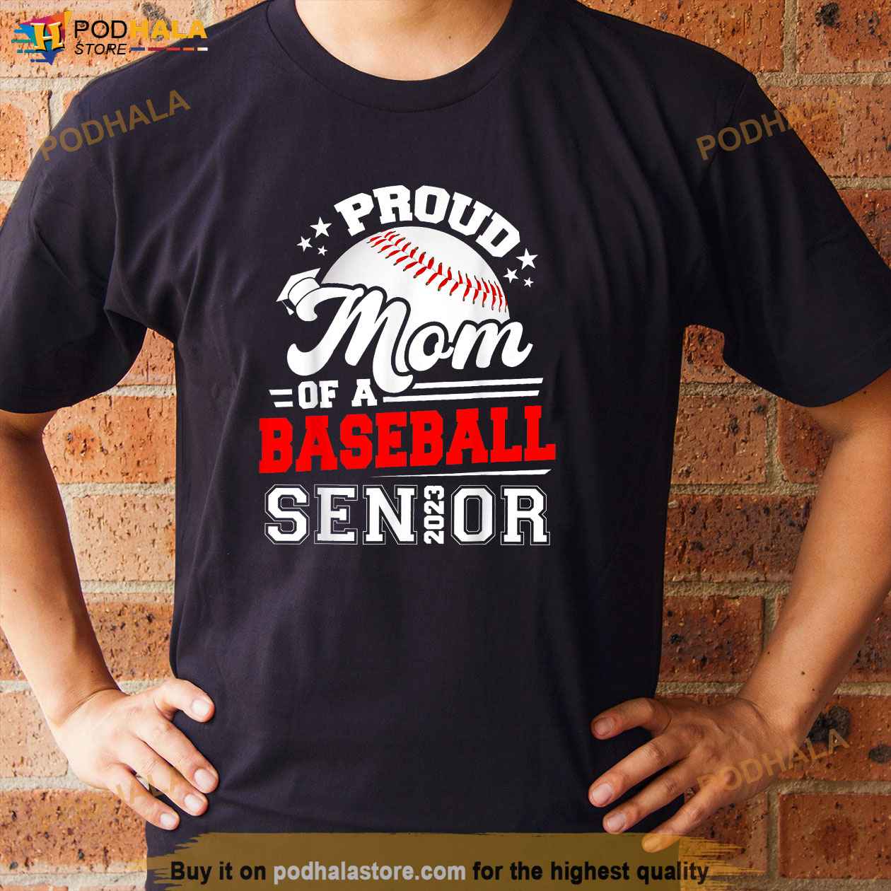 Proud Mom Of A Baseball Senior 2023 Graduate Graduation Shirt - Bring Your  Ideas, Thoughts And Imaginations Into Reality Today