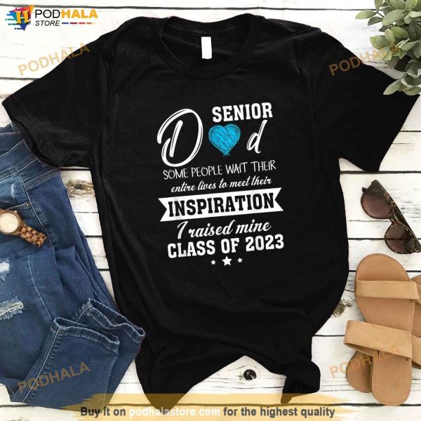 Proud Senior Dad 2023 Graduation Shirt, Grad Class Of 2023 TShirt