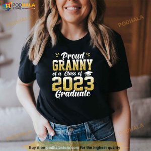 Proud Senior Granny 2023 Graduation Graduate Class Of 2023 Shirt 3