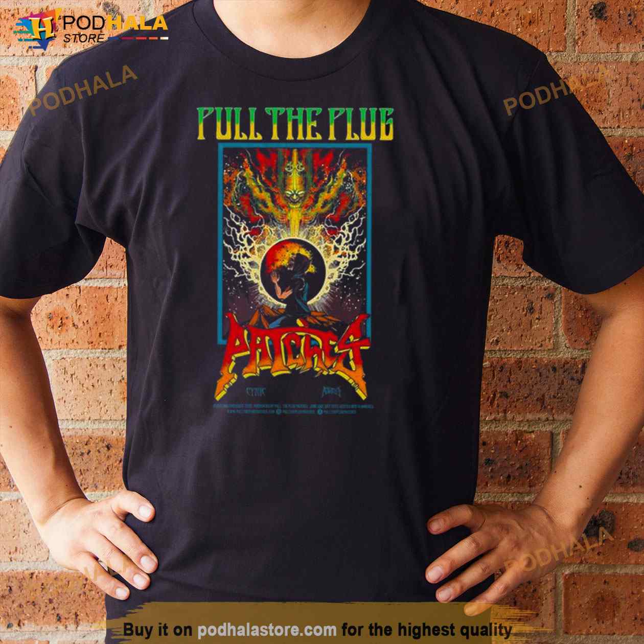 Pull The Plug Patches Focus And Presence Tour 2023 Poster Shirt Pull The Plug Patches Focus And Presence Tour 2023 Poster Shirt