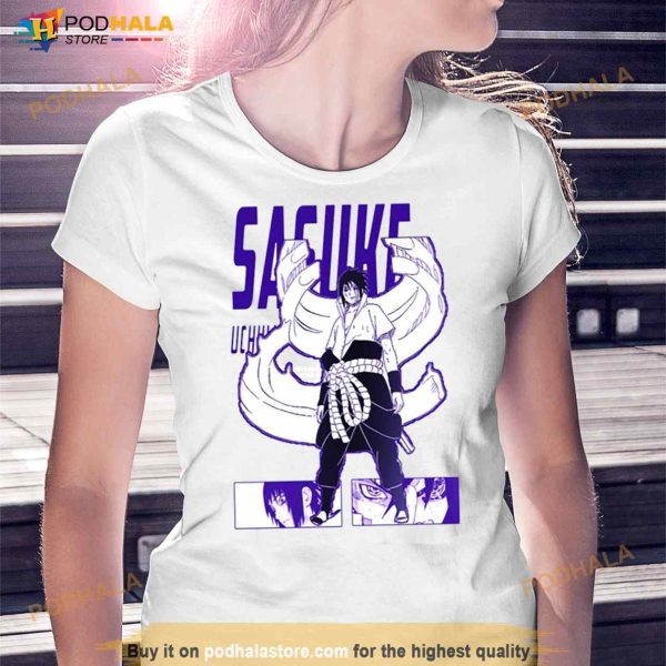 Purple Manga Sasuke Naruto Shippuden Shirt