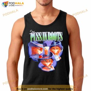 Puss In Boots Retro Portrait Shirt 2