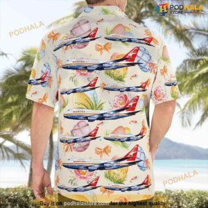 Qantas Boeing 747sp 38 Happy Easter Day Bunny Hawaiian Shirt Outfit 2