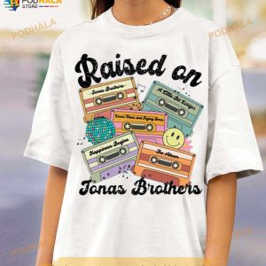 Raised On Jonas Brothers Sweatshirt Vintage Cassette Tape Unisex Tshirt