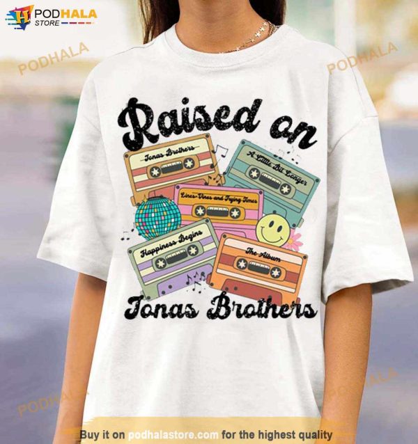 Raised on Jonas Brothers Sweatshirt, Vintage Cassette Tape Unisex Shirt