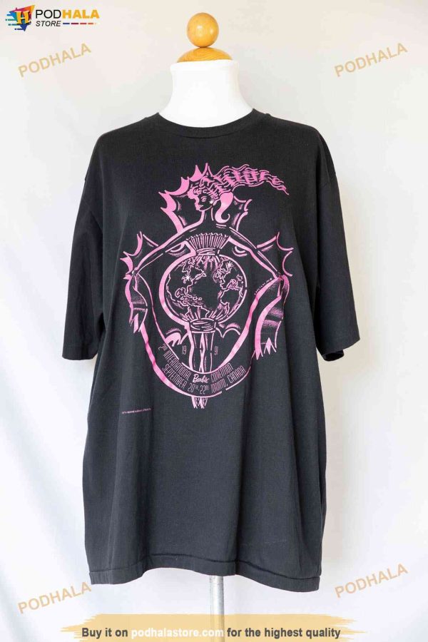 Rare 1991 International Barbie Convention Bedazzled Shirt