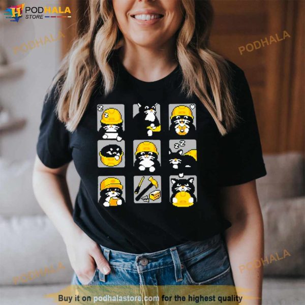 Rawpaw Ink Store Construction Cats By Cats With Jobs T Shirt