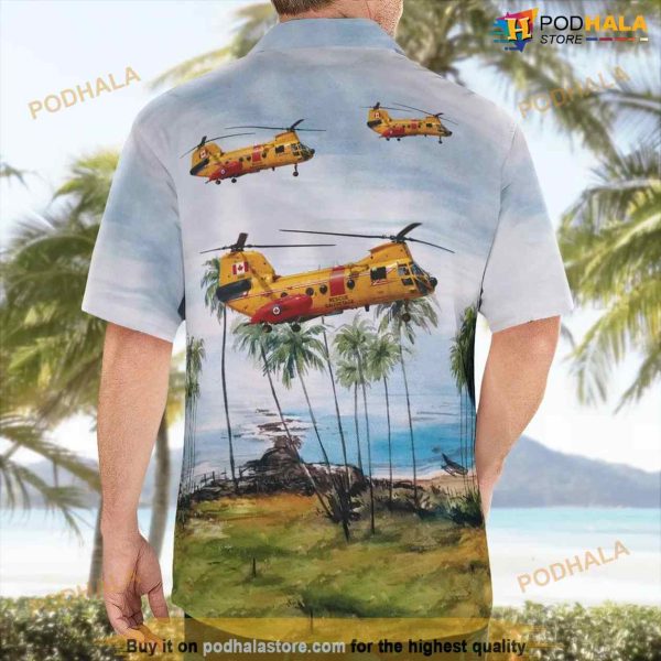 Rcaf Boeing-vertol Ch-113 Labrador Sar Hawaiian Shirt Outfit