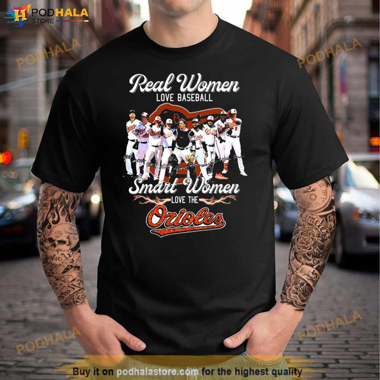 Official Real Women love Baseball Smart Women love the Orioles