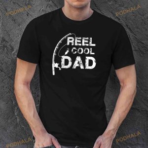 Reel Cool Dad Fishing Daddy Shirt Fathers Day Gift For Dad Mens 2