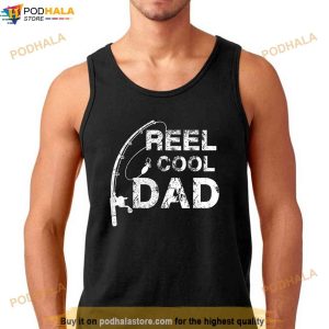 Reel Cool Dad Fishing Daddy Shirt Fathers Day Gift For Dad Mens 3