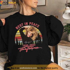 Rest In Peace 1939 2023 Tina Turner Signature Retro Vintage Shirt 2
