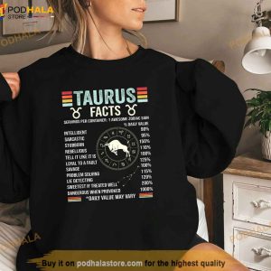Retro Astrology Zodiac Sign April Or May Birthday Taurus Shirt 2