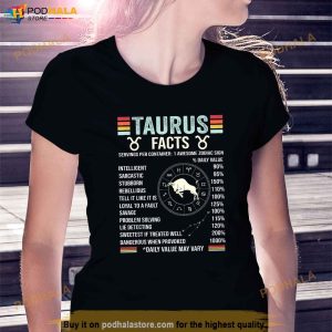 Retro Astrology Zodiac Sign April Or May Birthday Taurus Shirt 3