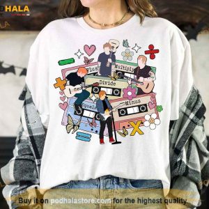 Retro Ed Sheeran Cassettes Shirt Mathematics America Tour 2023 Gift 1