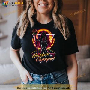 Retro Olympus Goddess Saint Seiya Knights Of The Zodiac Shirt 2