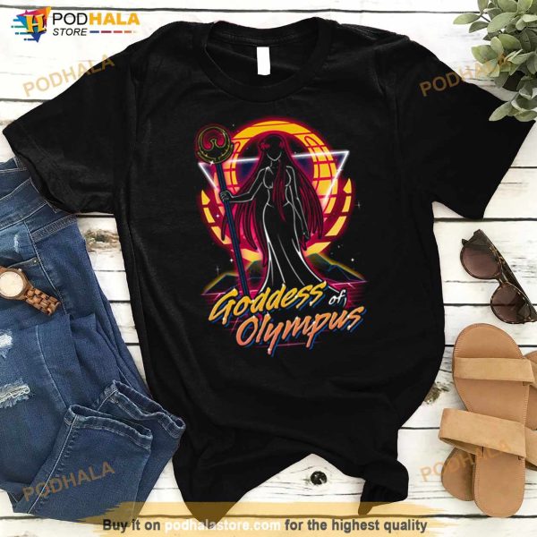 Retro Olympus Goddess Saint Seiya Knights Of The Zodiac Shirt