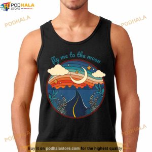 Retro Roadtrip Fly Me To The Moon Art Shirt