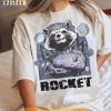 Retro Rocket Racoon Shirt, Marvel Guardians Of The Galaxy 3 Fan Gift