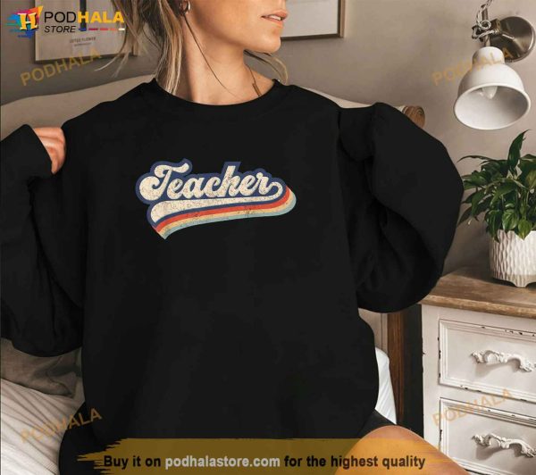 Retro Teacher Best Teacher Gifts Teacher Shirts for Women Shirt