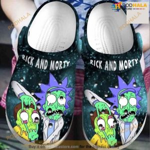 Rick And Morty Clogs, Funny Cartoon Movie Character Crocs Clog Shoes