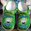 Rick And Morty Wabba Lubba Funny Cartoon Movie Character Crocs Clog Shoes