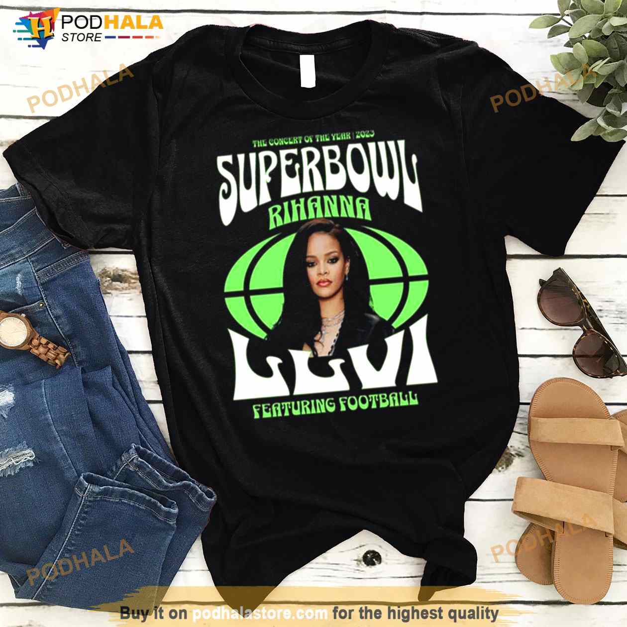 Rihanna Shirt Super Bowl 2023 Halftime Show - Anynee