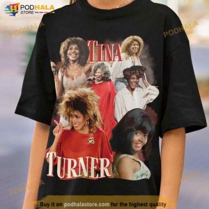 Rip Tina Turner 1939 - 2023 Shirt, Break Every Rule World Tour 1987 Fan Gift