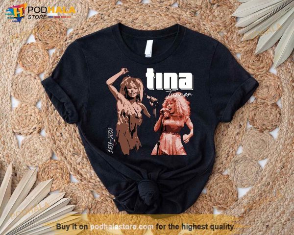 RIP Tina Turner Shirt, Tina Turner RIP 1939-2023 Shirt, Rest In Peace Tina Turner