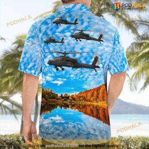 Rnlaf Koninklijke Luchtmacht Boeing Ah 64d Apache Longbow Autumn Hawaiian Shirt For Men And Women 2