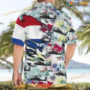Rnlaf Koninklijke Luchtmacht Boeing Ah 64d Apache Longbow Hawaiian Shirt For Men And Women 2
