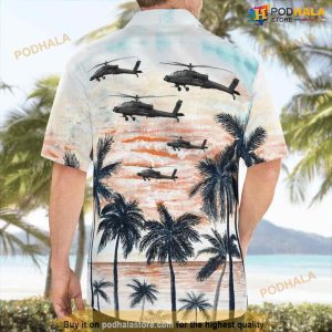 Rnlaf Koninklijke Luchtmacht Boeing Ah 64d Apache Longbow Hawaiian Shirt Outfit 2