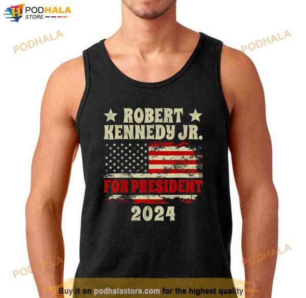 Robert Kennedy Jr For President 2024 Election USA Flag Shirt