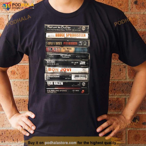 Rock Cassettes Gift For Fans And Your Friends Shirt