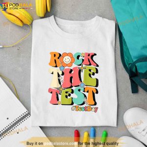 Rock The Test Testing Day Teacher Student Shirt