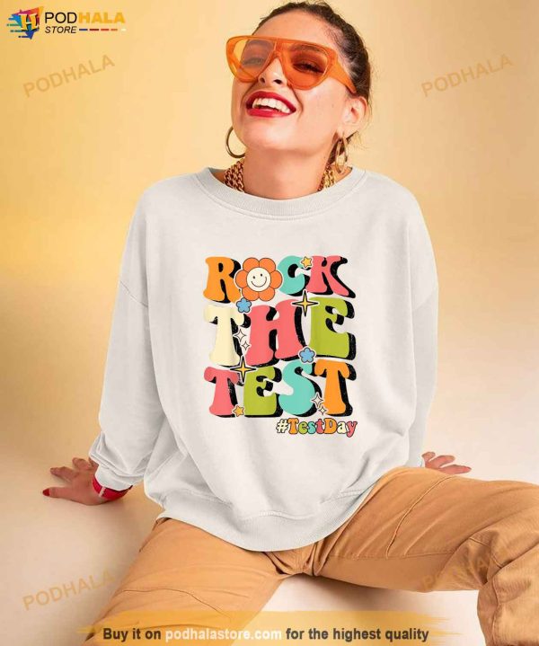 Rock The Test Testing Day Teacher Student Shirt