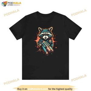 Rocket Raccoon Shirt Guardians Of The Galaxy Tshirt Marvel Gift For Fans