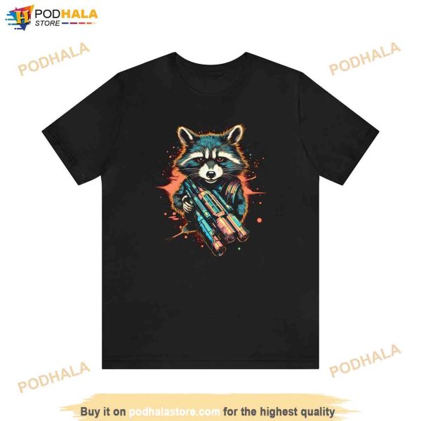Rocket Raccoon Shirt, Guardians of The Galaxy Shirt Marvel Gift For Fans