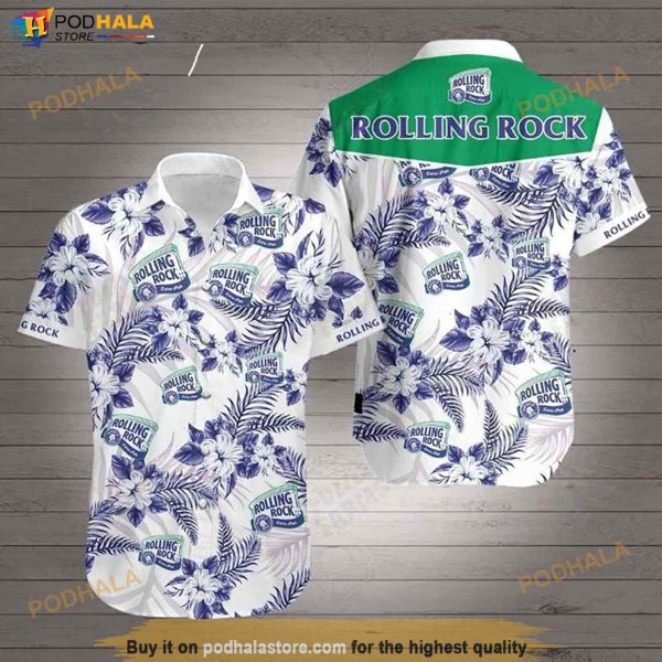 Rolling Rock Music Hawaiian Shirt, Tropical Shirt For Women