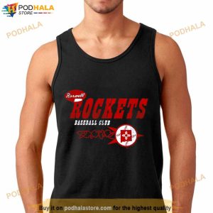 Roswell Rockets Baseball Logo Shirt 2