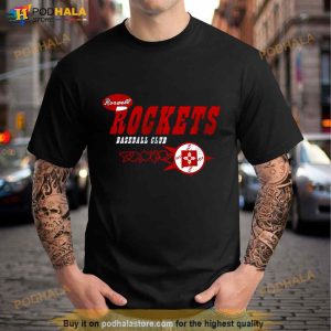 Roswell Rockets Baseball Logo Shirt 3