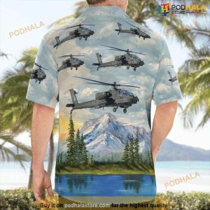Royal Netherlands Air Force Boeing Ah 64d Apache Longbow Hawaiian Shirt Man 2