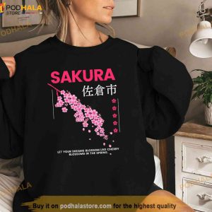 Sakura Beautiful Flower Tree Japanese Cherry Blossom quote Trending Shirt