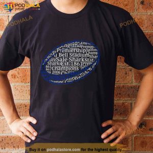 Sale English Rugby Union Sharks Shirt 3