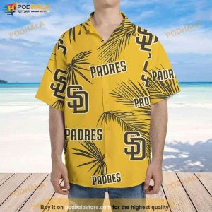 MLB San Diego Padres Hawaiian Shirt Hibiscus Pattern Trendy Summer