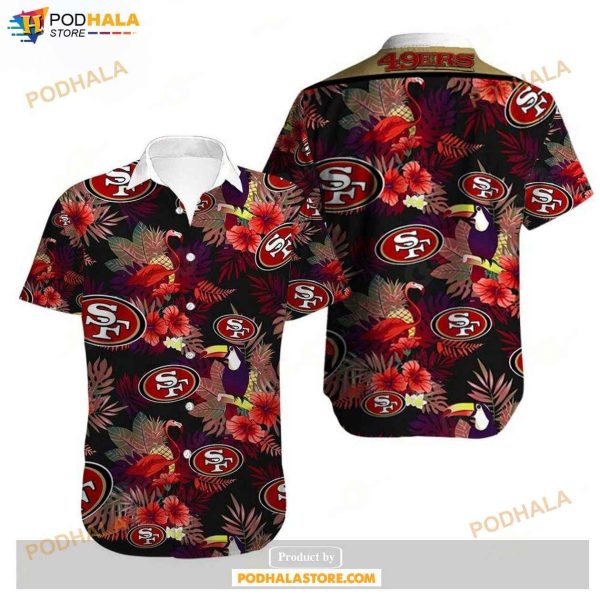 San Francisco 49ers Trending Model 1 Hawaiian Shirt