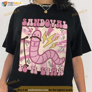 Sandoval's A Liar Shirt, Worm With A Mustache, Send It To Darrell, Scumbag Cheater's Lounge