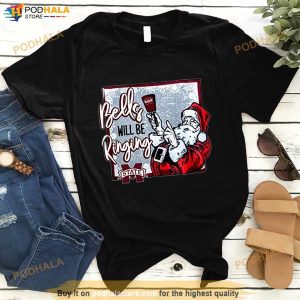 Santa Bells Will Be Ringing Mississippi State Christmas Shirt 2