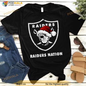 Santa Oakland Raiders Nation Christmas ugly sweater