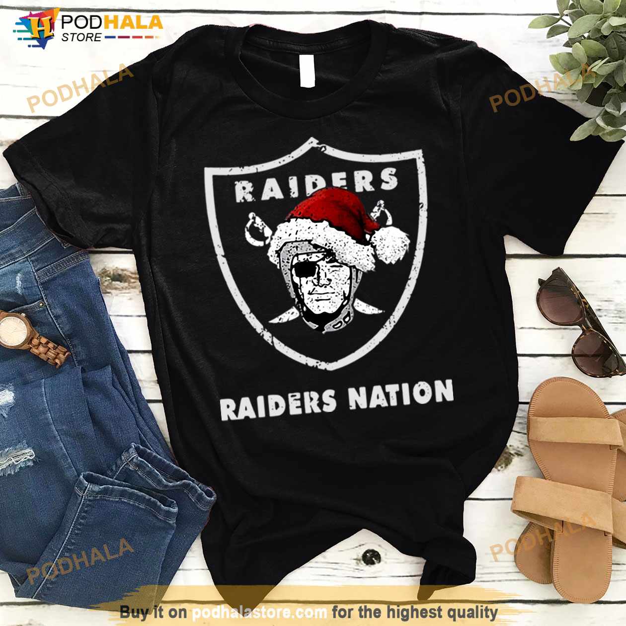 Oakland Raiders Christmas ELF Funny NFL Hoodie